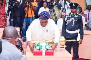 Osun Speaker, Timothy Owoeye, orders MDAs to report before House committee as Gov. Oyetola presents Budget of Restoration 
